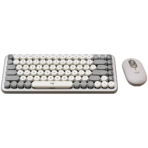 LOGITECH POP Icon Combo US tastatura bela 