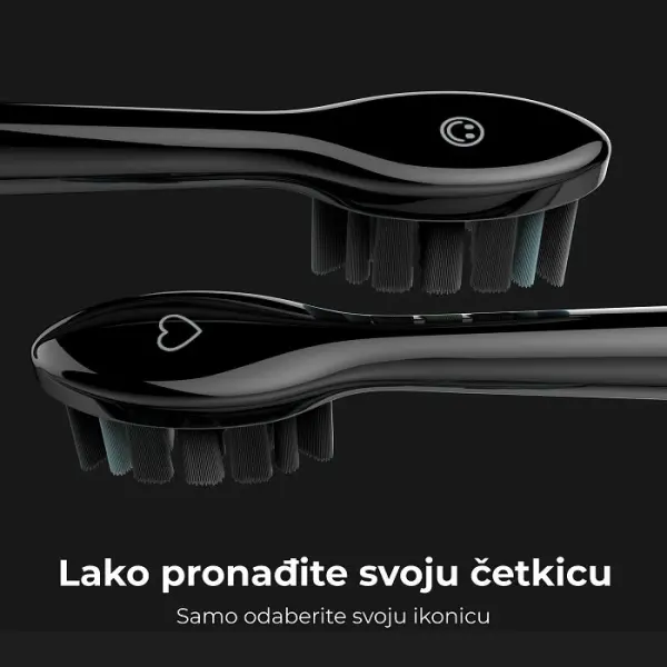 AENO Sonic Electric Toothbrush DB6: Black, 5 modes, wireless charging, 46000rpm, 40 days without charging, IPX7 ( ADB0006 )