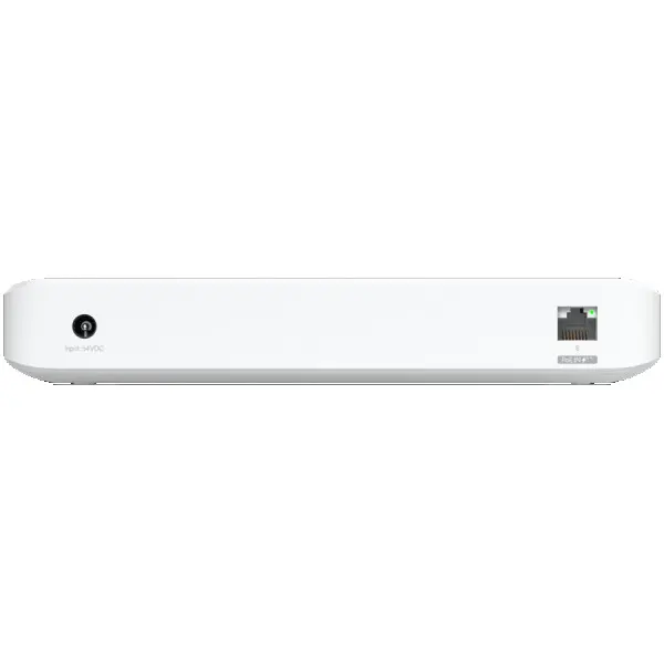 Ubiquiti USW-Ultra-60W Layer 2, 8-port GbE PoE switch: 7x GbE PoE+ output ports, GbE port with optional PoE++ input ( USW-ULTRA-60W ) 