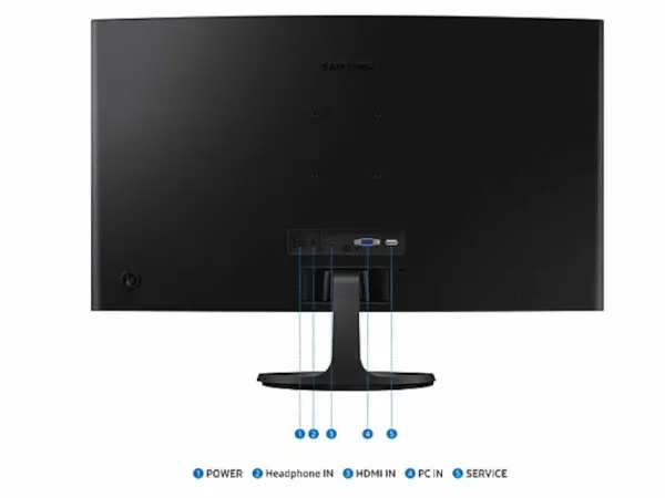 Monitor SAMSUNG LS27D360GAUXEN 27''VA,zakrivljen1920x1080100Hz4ms GtGVGA,HDMIVESAcrna' ( 'LS27D360GAUXEN' ) 