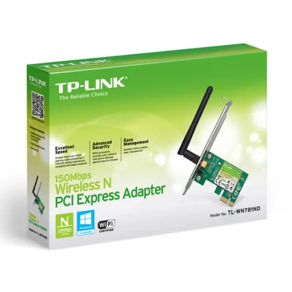 LAN MK TP-LINK TL-WN781ND150Mbps Wireless N PCIe