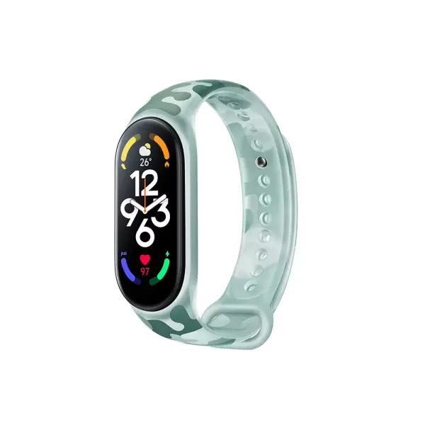 Narukvica za smart watch Xiaomi Mi Band M7 maskirna zelena