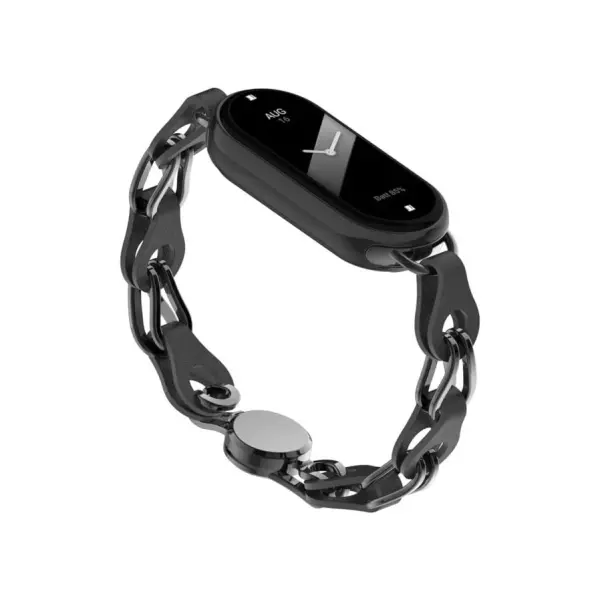 Narukvica za smart watch Xiaomi Mi Band M8/M9 metalna crna