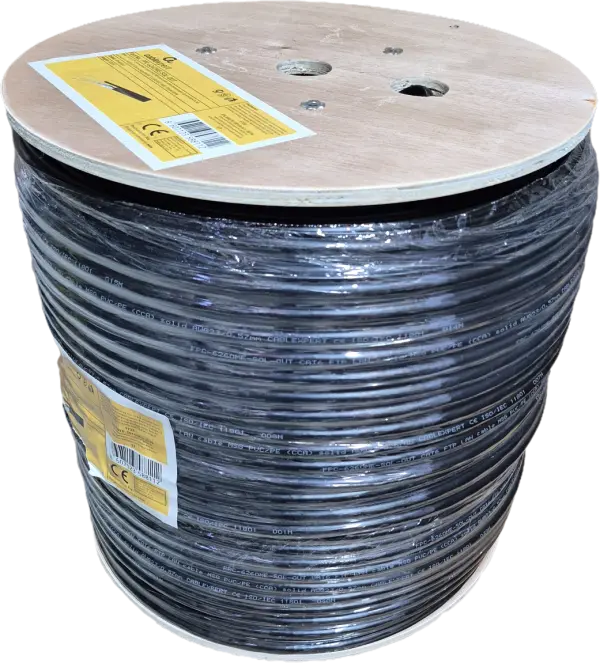 FPC-6260ME-SOL-OUT Gembird FTP cat6 Outdoor, solid 23AWG, 0,57mm PREMIUM CCA kotur pun presek 305m