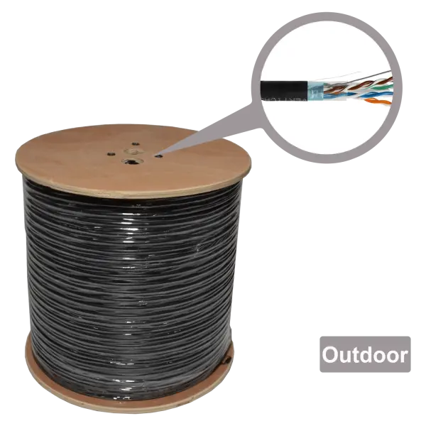 FPC-6260ME-SOL-OUT Gembird FTP cat6 Outdoor, solid 23AWG, 0,57mm PREMIUM CCA kotur pun presek 305m