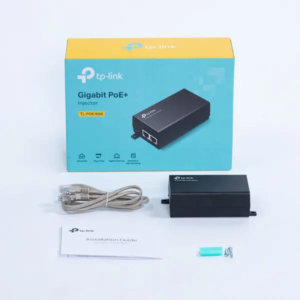 TP-Link TL-PoE160S PoE+ Injector sa ACDC adapterom