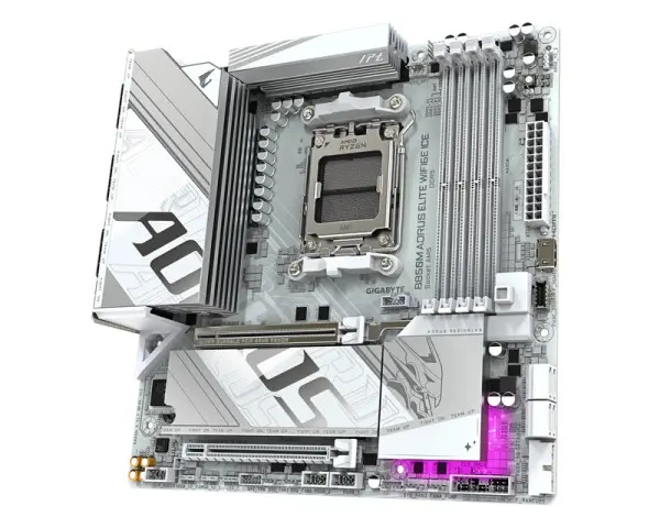 GIGABYTE B850M AORUS ELITE WIFI6E ICE rev. 1.0 matična ploča