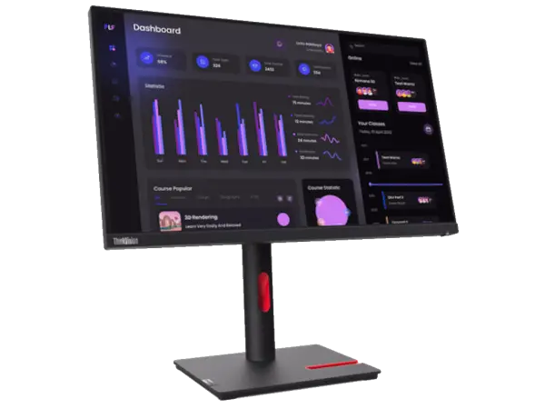 Monitor LENOVO ThinkVision T24i-30 23.8''IPS1920x108060Hz4msUSB,HDMI,DP,VGATilt,Swiv,Pivot' ( '63CFMARXEU' ) 