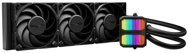 SILENT LOOP 3, 360mm [LGA-1851 Default ILM and RL-ILM support/AM5], Powerful 3-chamber PWM pump, Three Silent Wings 4 120mm PWM high-speed 