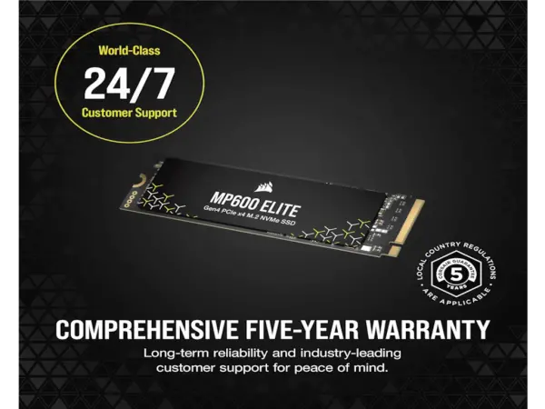 SSD CORSAIR MP600 ELITE 2TBM.2NVMeno heatsink' ( 'CSSD-F2000GBMP600ENH' ) 