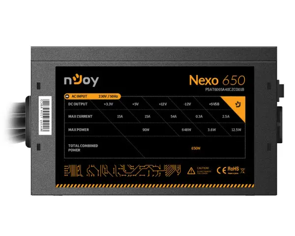 NJOY Nexo 650 650W napajanje (PSAT6065A40CZCO01B) 