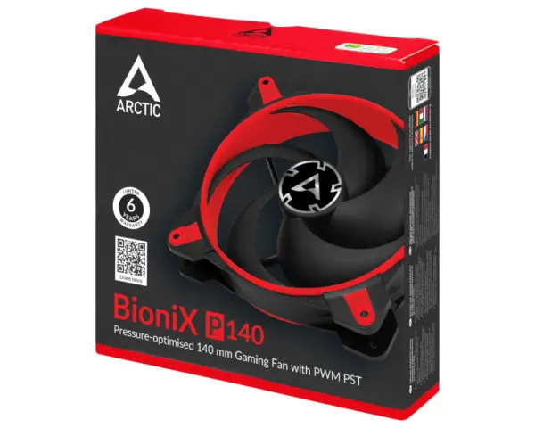 ARCTIC BioniX P140 140mm ventilator crveni (ACFAN00127A) 