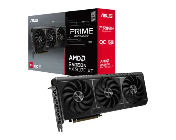 ASUS Radeon RX 9070 XT 16GB PRIME-RX9070XT-O16G grafička karta