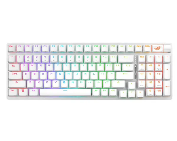 ASUS X901 ROG Strix Scope II 96 Wireless Gaming tastatura bela 