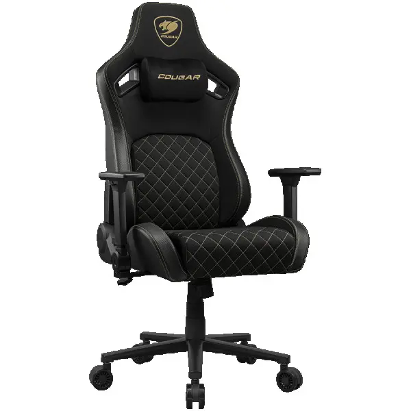 COUGAR DEFENSOR Gold F Gaming chair, Black Gold ( CGR-DFF-GLB ) 