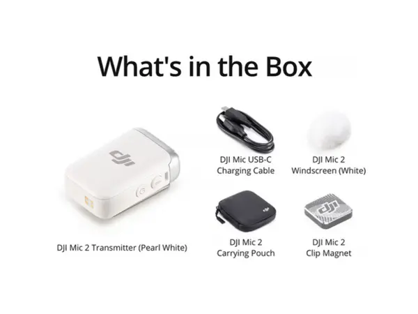 Mikrofon DJI Mic 2 Transmitter (Pearl White)' ( 'CP.RN.00000329.01' ) 