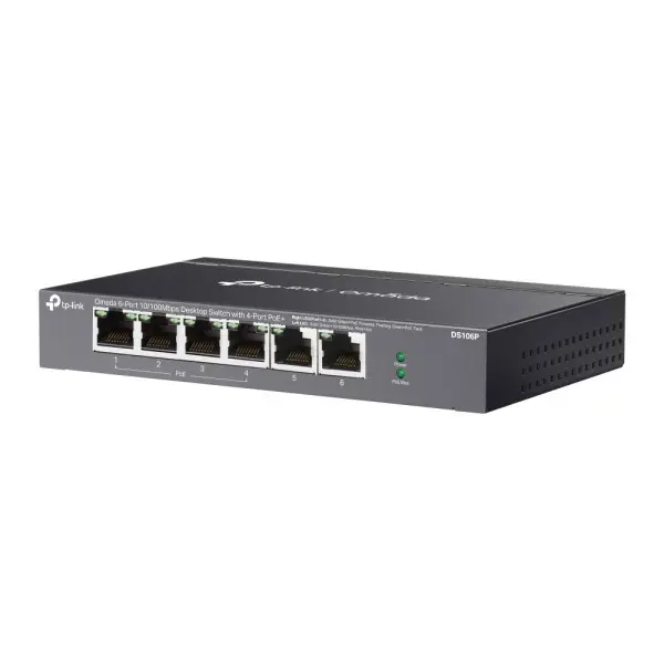 LAN Switch TP-Link DS106P 6x1G4PoE67W