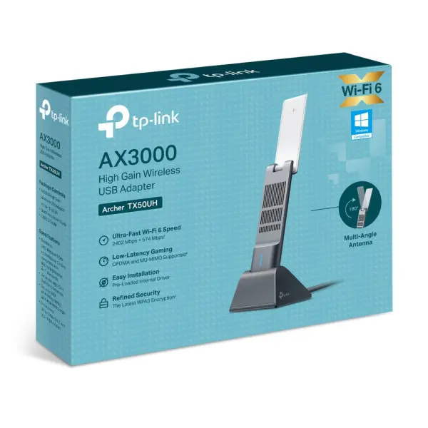 LAN MK TP-Link Archer TX50UH AX3000 WiFidual bandHigh GainUSB