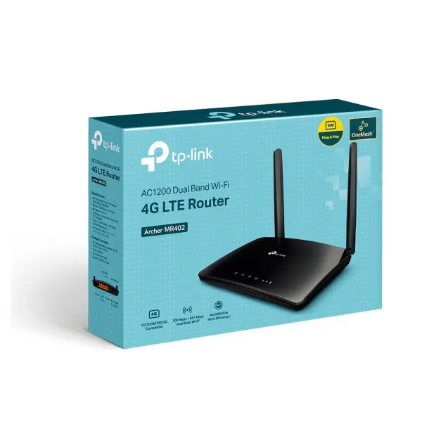 4G Router TP-LINK Archer MR402 AC12004GLANSIM slot