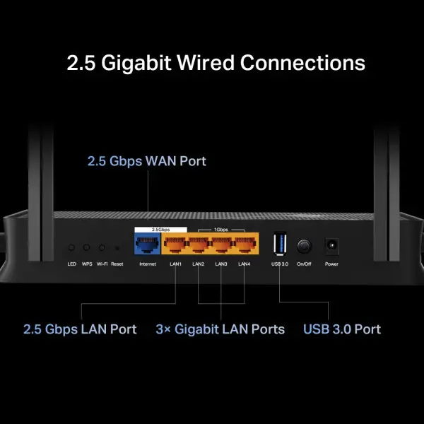 LAN Router TP-LINK Archer BE230 BE3600 WiFi72.5Gb WAN4GLAN