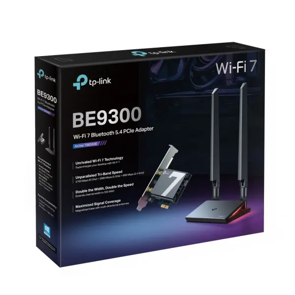 LAN MK TP-LINK TBE550E BE9300WiFi7 PCIeBT5.4