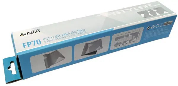 A4-FP70 SILVER A4Tech, Gejmerska podloga za misa od prirodne gume, 300x750mm, 2mm