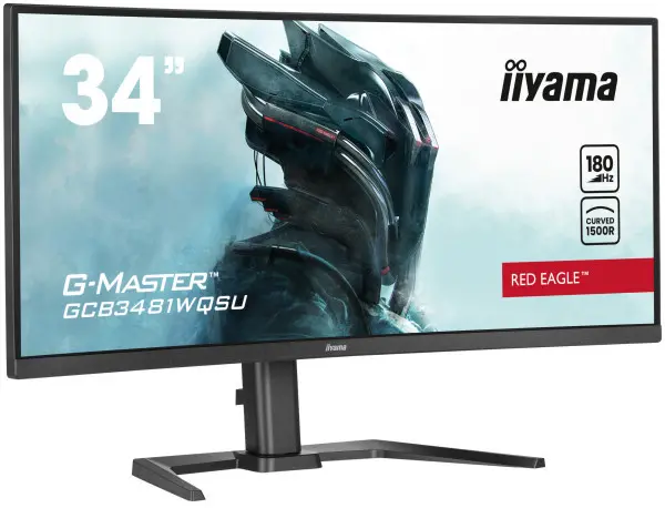 Monitor 34'' Iiyama G-master GCB3481WQSU-B1 VA 3440x1440180Hz0.3msHDMIDPUSB