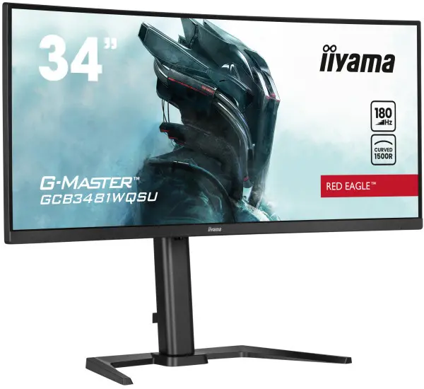 Monitor 34'' Iiyama G-master GCB3481WQSU-B1 VA 3440x1440180Hz0.3msHDMIDPUSB