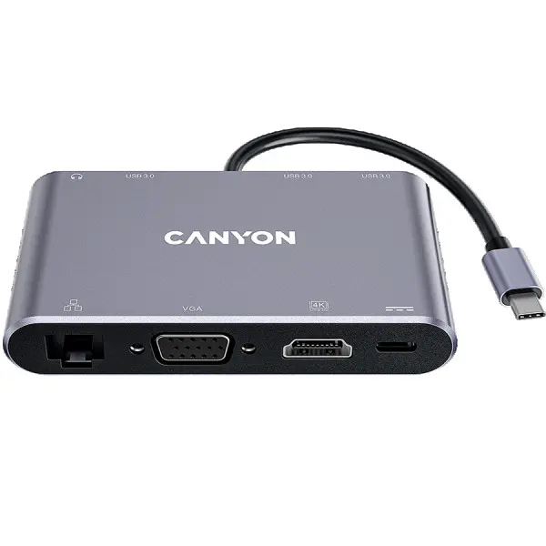 CANYON hub DS-14 8in1 4k USB-C Dark Grey ( CNS-TDS14 ) 