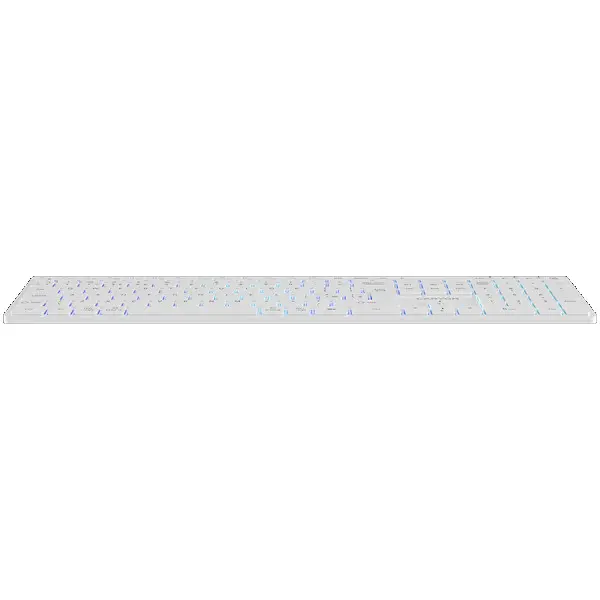 CANYON keyboard HKB-W11 UKUS RGB Dual Mode Wireless White ( CNS-HBTK11W ) 