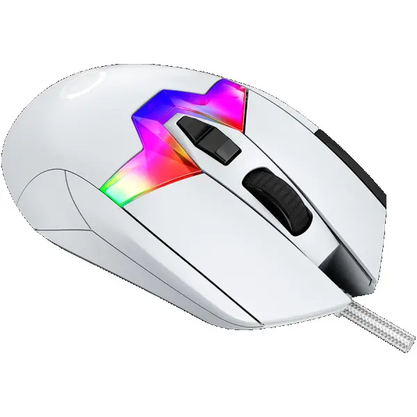 LORGAR MSP80, 8000 Hz Gaming Mouse Pro, White ( LRG-MSP80-WH ) 
