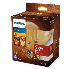 LED SIJALICA G95 25W 1800K E27 NDSRT AMBER 1PF, 929003628301  PHILIPS