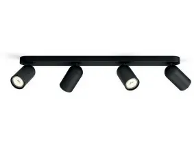 SPOT PONGEE CRNA SA  4XGU10, 915005531601 PHILIPS