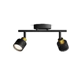 NIALL SPOT 2X5W BS HV, 929004109101,PHILIPS