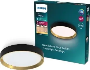 HANNO PLAFONJERA SS RD 24W 40K CRNA_G, 929004115901,PHILIPS