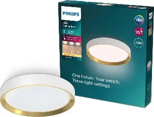 HANNO PLAFONSKA LAMPA  SS RD 24W 27K BELA W_G, 929004116001,PHILIPS