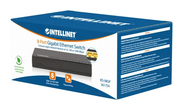 LAN switch Intellinet 561754 101001000 8port