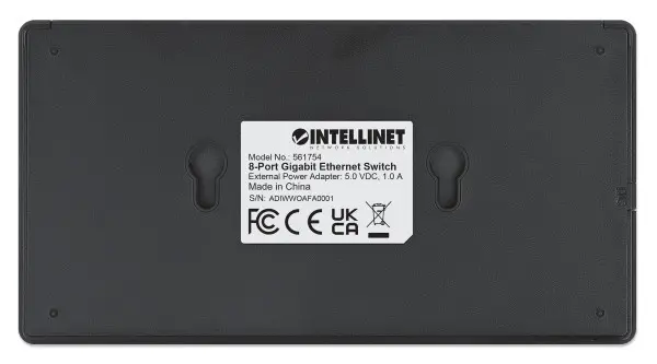 LAN switch Intellinet 561754 101001000 8port