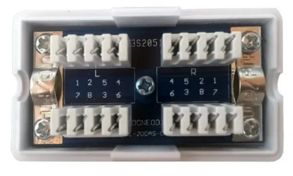 NCA-LSAU5E-01 Gembird Cat. 5E LAN coupler, LSA (Krone)