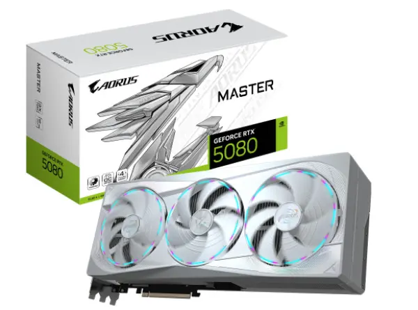 AORUS GeForce RTX 5080 MASTER ICE 16GB ( GV-N5080AORUSM ICE-16GD )