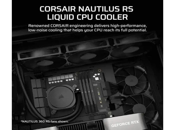 Kuler za CPU CORSAIR NAUTILUS 240 RS240mmdual fanvodeno hladenjecrna' ( 'CW-9060088-WW' ) 