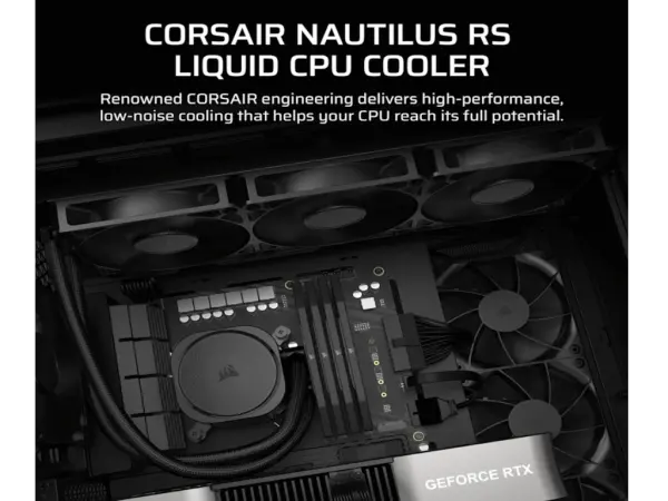 Kuler za CPU CORSAIR NAUTILUS 360 RS360mmtriple fanvodeno hladenjecrna' ( 'CW-9060089-WW' ) 