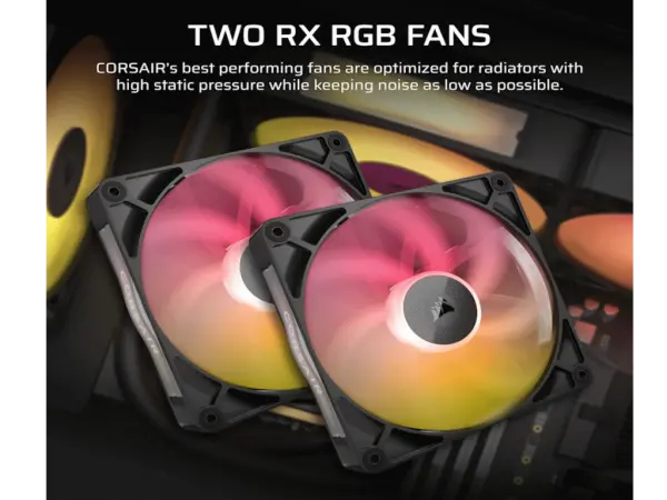 Kuler za CPU CORSAIR iCUE LINK TITAN 280 RXRGBAIO280mmdual fanvodeno hladenjecrna' ( 'CW-9061017-WW' )