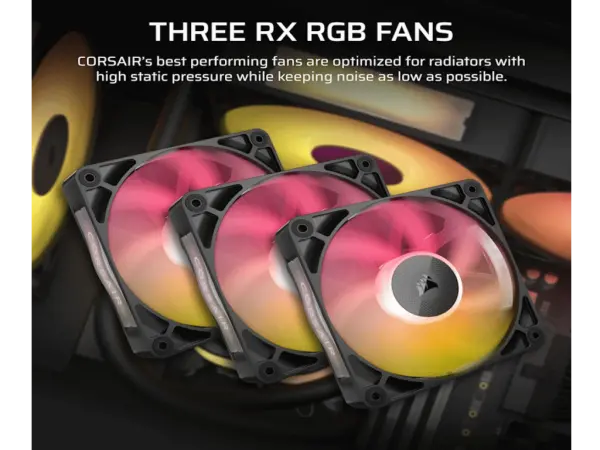 Kuler za CPU CORSAIR iCUE LINK TITAN 360 RXRGBAIO360mmtriple fanvodeno hladenjecrna' ( 'CW-9061018-WW' ) 