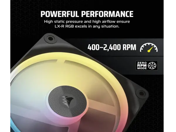 Kuler za PC CORSAIR iCUE LINK LX120-RRGB120mmsingle fancrna' ( 'CO-9051049-WW' ) 