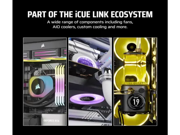 Kuler za PC CORSAIR iCUE LINK LX120-RRGB120mmtriple fan kitcrna' ( 'CO-9051050-WW' )