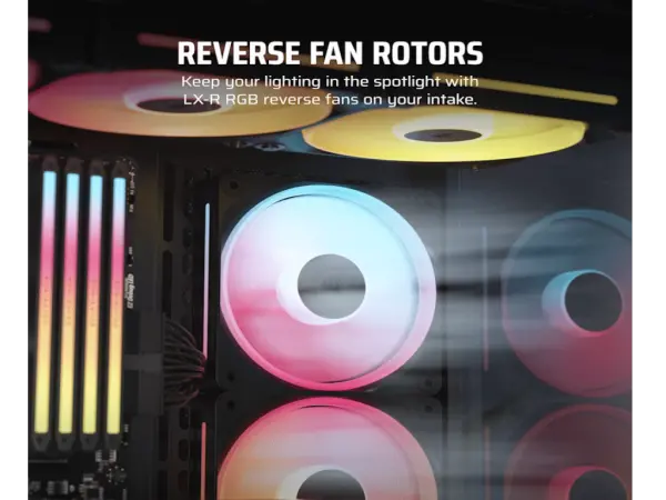 Kuler za PC CORSAIR iCUE LINK LX120-RRGB120mmtriple fan kitcrna' ( 'CO-9051050-WW' )