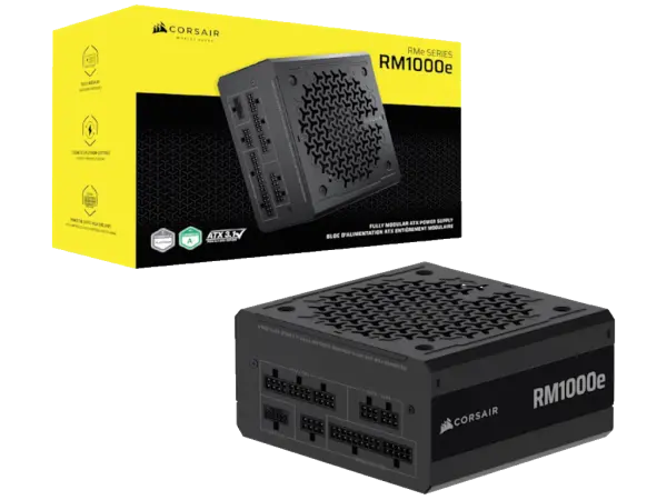 NAPAJANJE CORSAIR RM1000e 1000WATX 3.1PCIe 5.180+GOLDmodularnoCRNA' ( 'CP-9020297-EU' ) 
