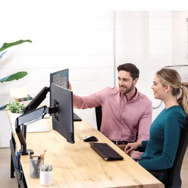 Nosač monitora Fellowes Platinum series dual Monitor 8042501 crni