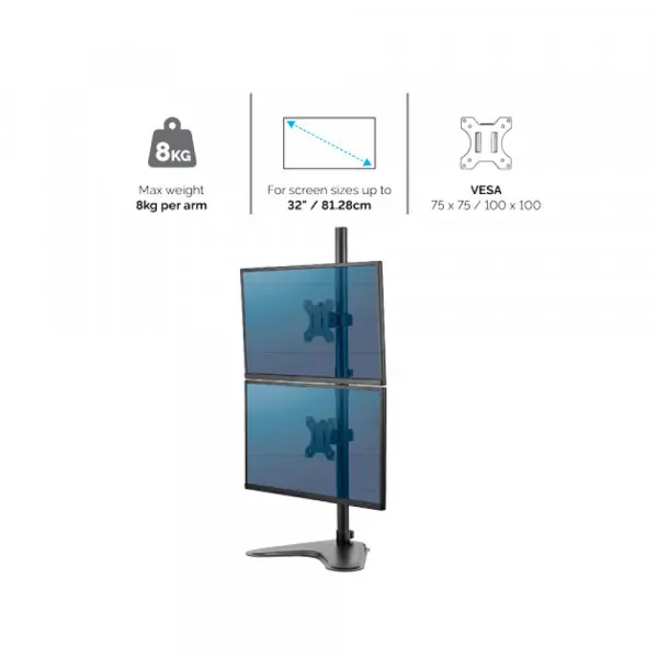Nosač Monitora Fellowes Profesional Series Freestanding Dual Stacking 8044001
